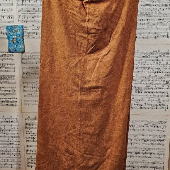 Target Rust Orange Knit Wide Pants Culottes S and XXL - Picture 8 of 9